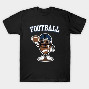 Retro American Football Mascot T-Shirt